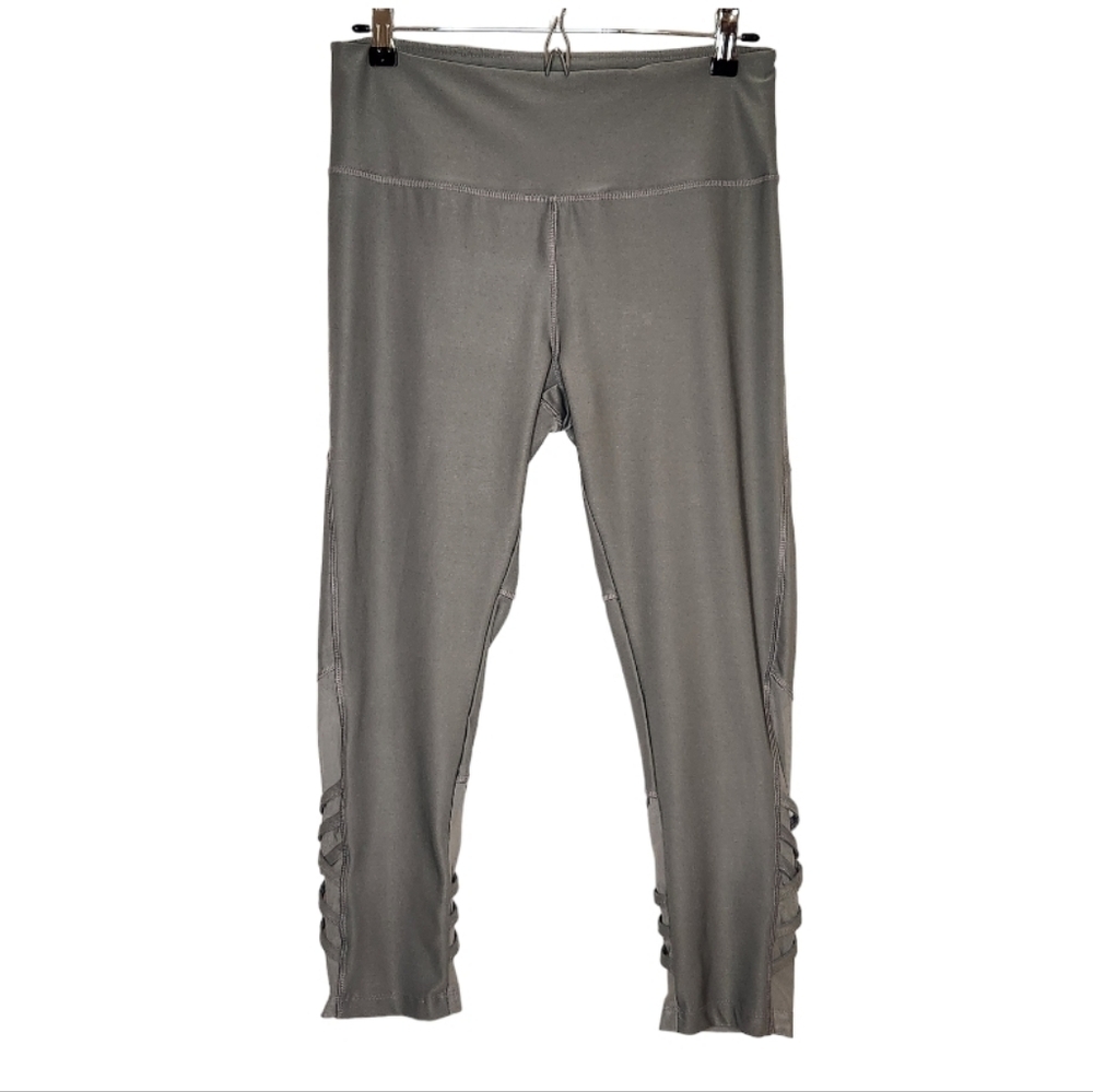 VOGO Athletica cropped leggings green large - Picture 1 of 11
